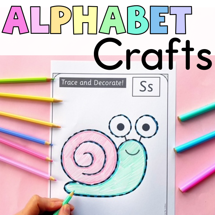 Alphabet Crafts | Beginning Sound Activity | Phonics for Kindergarten | Trace and Decorate