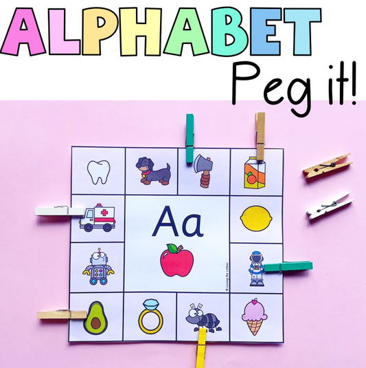 Alphabet Peg it | Beginning Sound Activity | Phonics for Foundation/Kindergarten