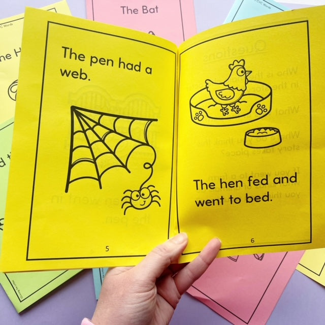 Decodable CVC Word Readers | Home Reading | Short Vowel Decodable Books