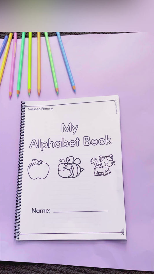 Alphabet Book Phonics and Handwriting Booklet | All Australian Fonts