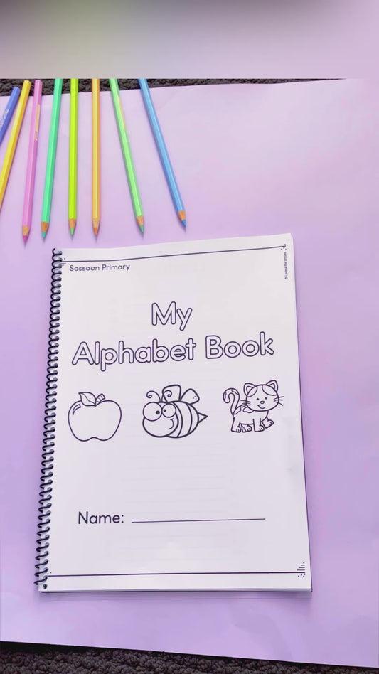 Foundation/Kindergarten Alphabet Book Phonics and Handwriting Booklet | All Australian Fonts