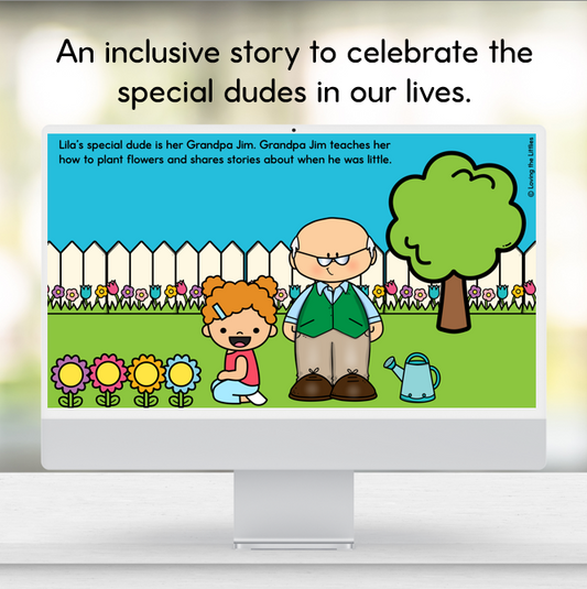 Free Father’s Day Activity | Inclusive My Special Dude Story and Worksheet