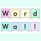 Editable Word Wall Display | Pastel Classroom Decor