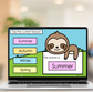 Digital Calendar Math PowerPoint for Foundation | Days Months Weather Seasons