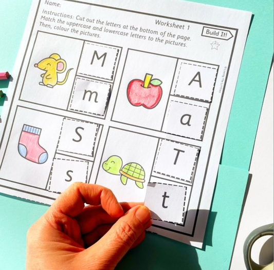 Build It! Alphabet | Letter Sound Match | Uppercase & Lowercase Activity for Prep/Kindergarten