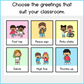Morning Greeting Cards & Banner Set | Classroom Door Greetings