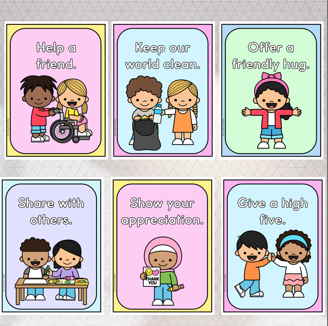 Kindness Bulletin Board Display | Acts of Kindness Posters