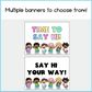 Morning Greeting Cards & Banner Set | Classroom Door Greetings