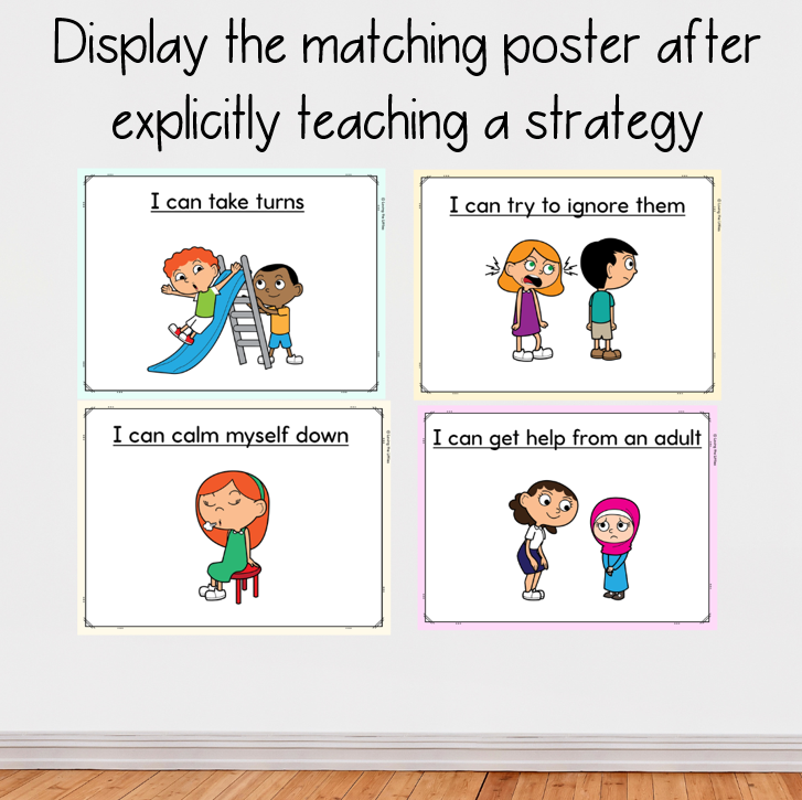 Conflict Resolution Strategies | SEL PowerPoint for lower primary