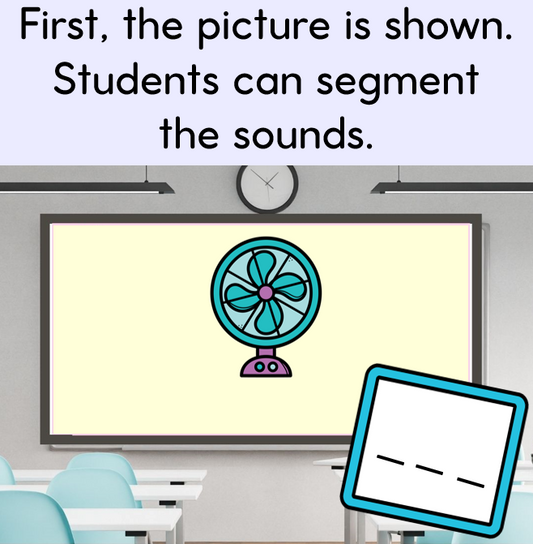 Encoding CVC Words PowerPoint | Spelling Activity for Kindergarten