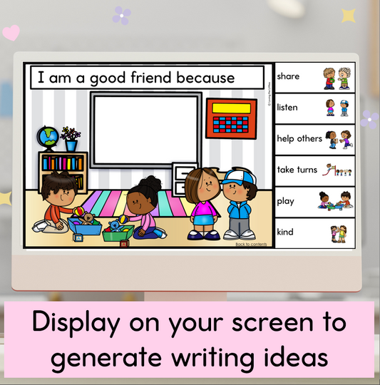 Digital Writing Prompts | No Prep Writing Slides PowerPoint