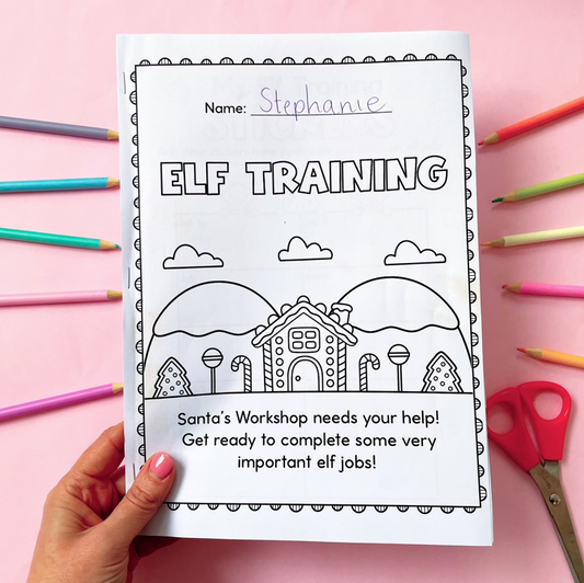 Foundation Kindergarten Christmas Activities | Elf Training Slides & Worksheets